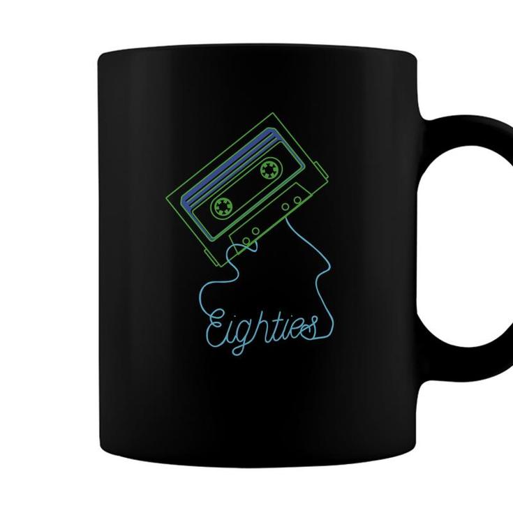 Eighties Cassette Tape 80S 90S Styles Retro Vintage Coffee Mug