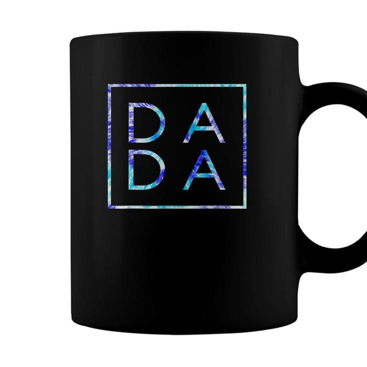 Fathers Day For New Dad Dada Him Coloful Tie Dye Dada Coffee Mug