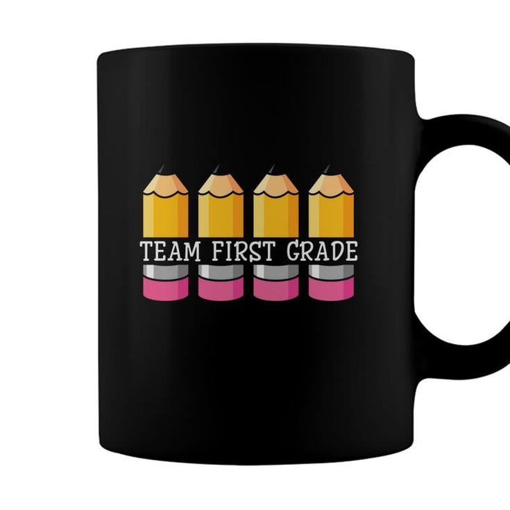 First Grade Teacher Back To School Team First Grade Coffee Mug