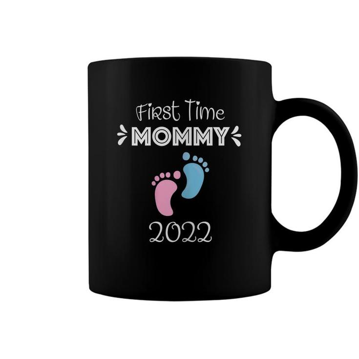 First Time Mommy 2022 Funny New Mom Promoted To Mommy 2022 Coffee Mug