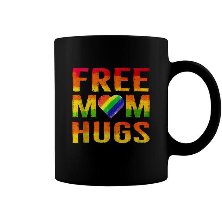 Free Mom Hugs Lgbt Gay Pride Parades Coffee Mug