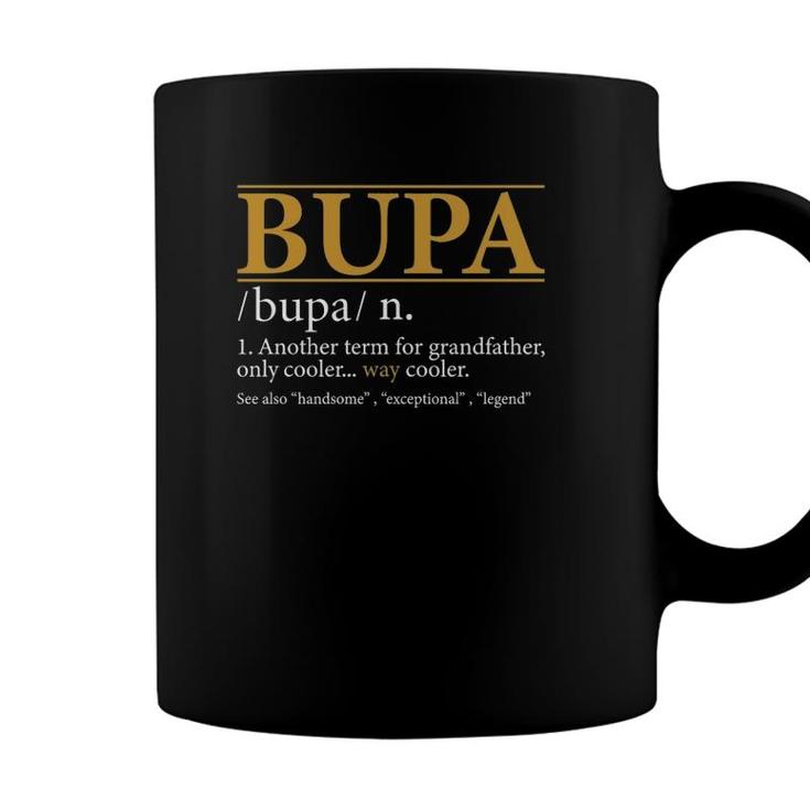 Funny Bupa Definition Fathers Day Gift Grandpa Gift Coffee Mug