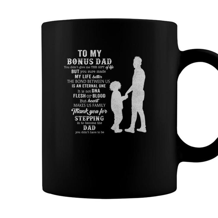 Funny Fathers Day Bonus Dad Gift From Daughter Son Wife Coffee Mug