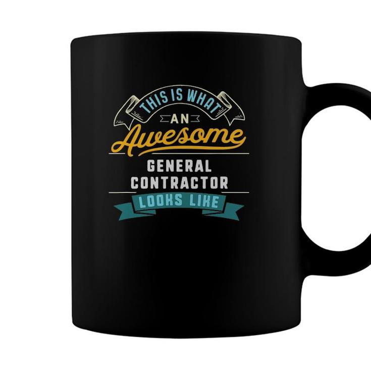 Funny General Contractor  Awesome Job Occupation Coffee Mug