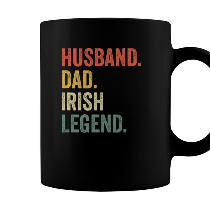 Funny Husband Dad Irish Legend Vintage St Patricks Day Coffee Mug