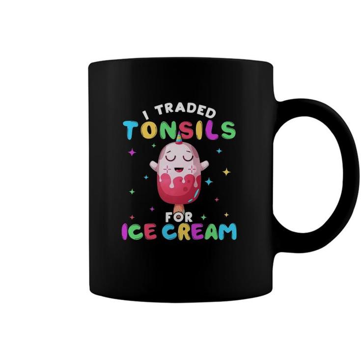 Funny Ice Cream Tonsil Removal Surgery Recovery Gift Coffee Mug
