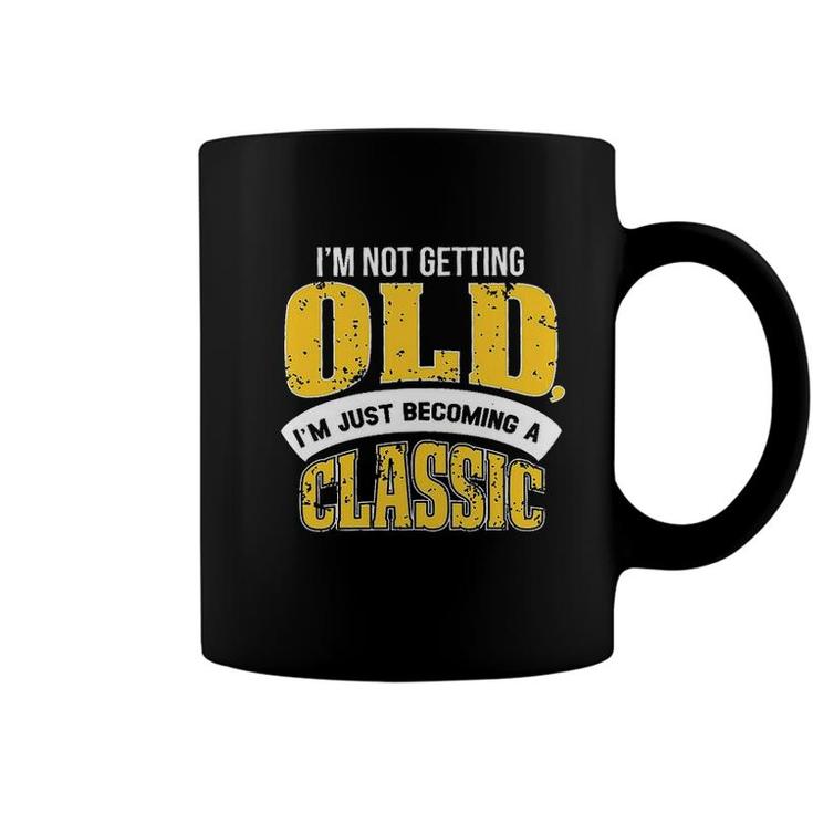 Funny Im Not Getting Old White And Yellow Graphic Coffee Mug