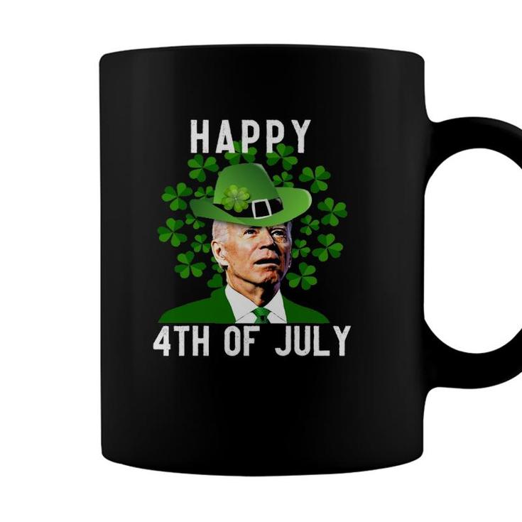 Funny Joe Biden Happy 4Th Of July Confused St Patricks Day Coffee Mug