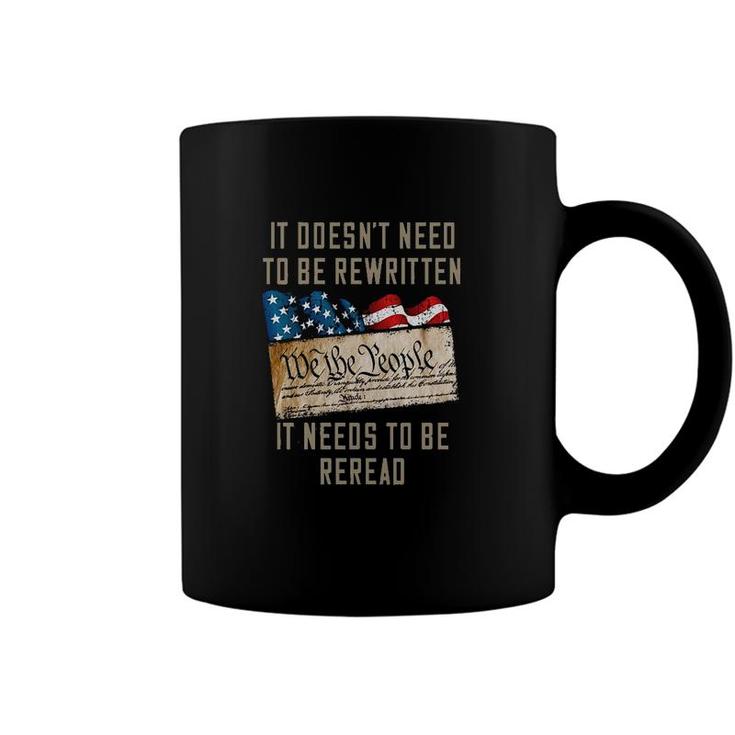 Funny Print 2022 It Does Not Need To Be Rewriten Coffee Mug
