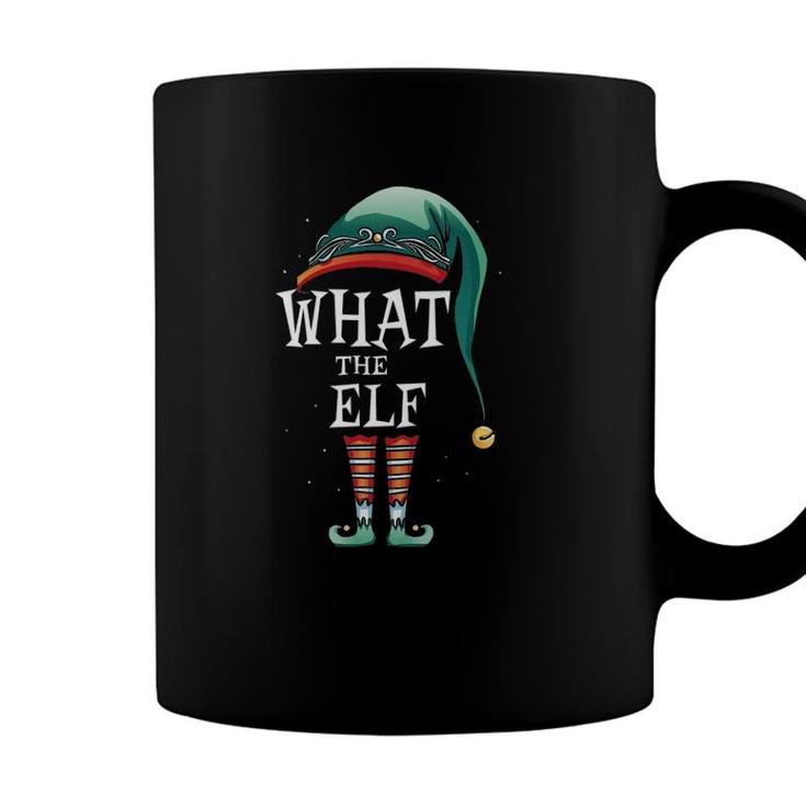Funny What The Elf Costume Family Matching Christmas Coffee Mug