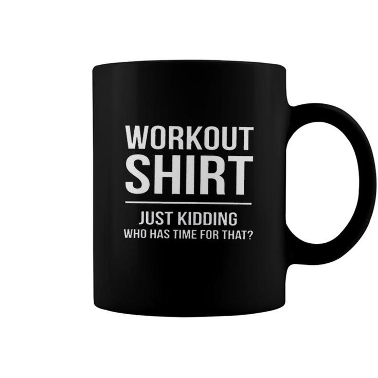 Funny Workout Shirt Exercise Fitness Cardio Lazy 2022 Trend Coffee Mug