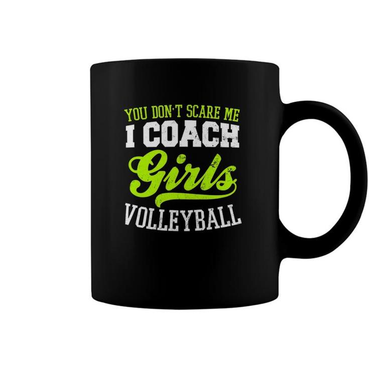 Game Day Volleyball  Scare Me I Coach Girls Gift Coffee Mug