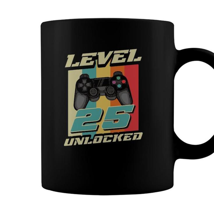 Gaming Vintage 25Th Birthday Gift 25 Years Old Boy Girl Gamer Coffee Mug