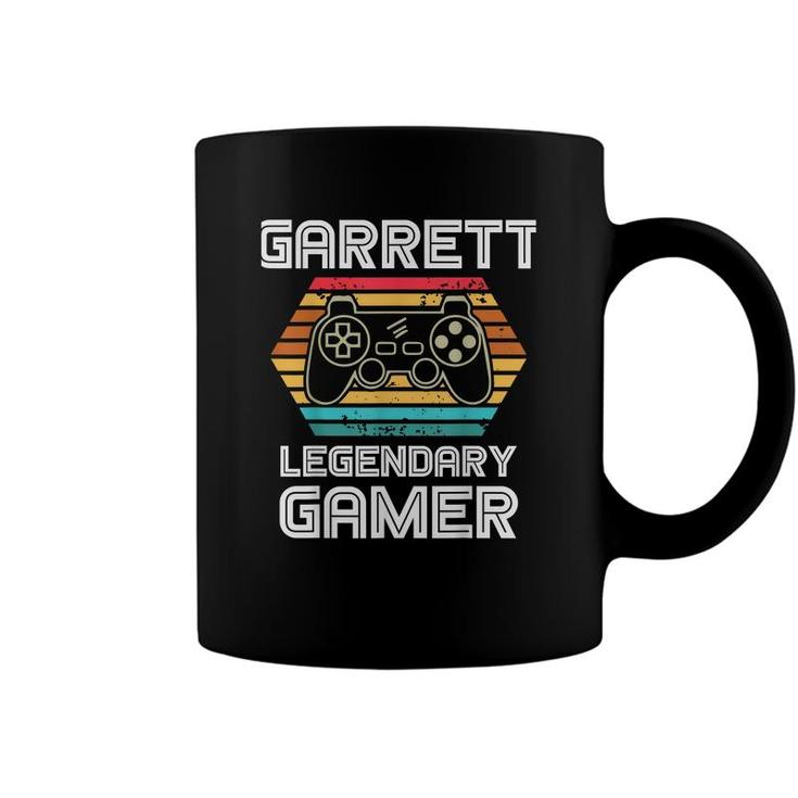 Garrett Legendary Video Gamer Custom Name Personalized  Coffee Mug