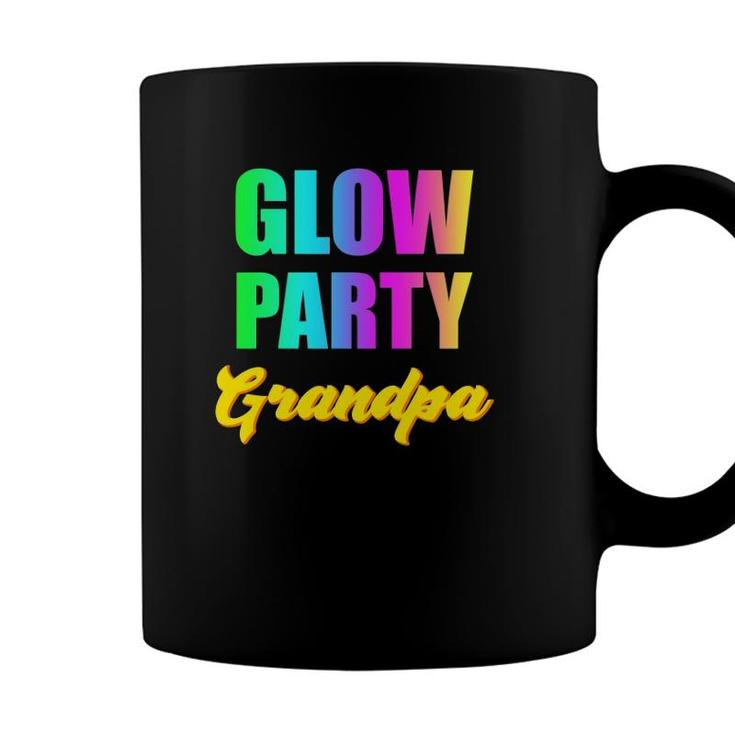 Glow Party Grandpa Retro 80S Birthday Party Group Coffee Mug