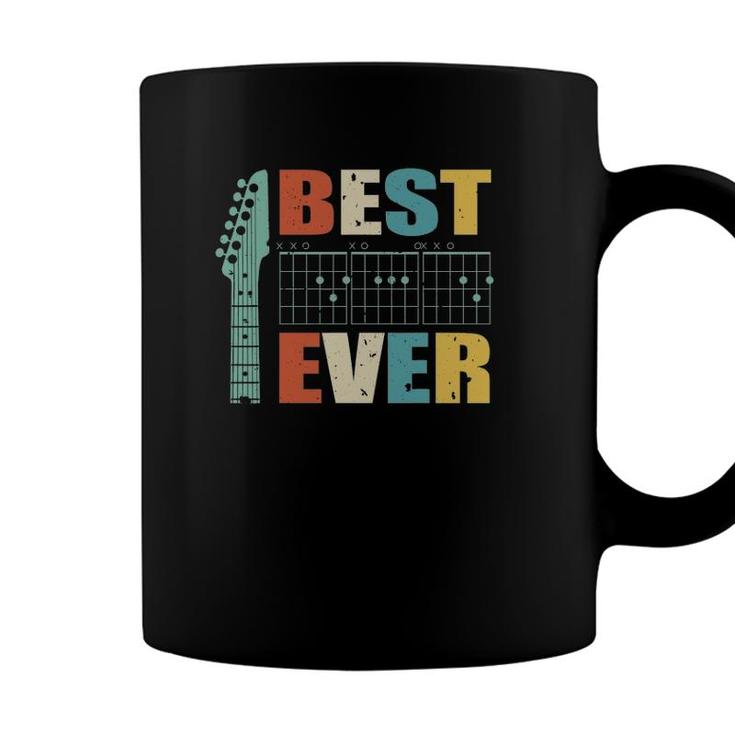 Guitarist Father Best Dad Ever D A D Chord Dad Gift Coffee Mug