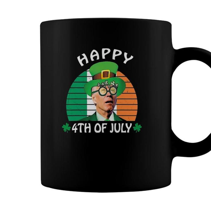 Happy 4Th Of July Joe Biden Leprechaun St Patricks Day Coffee Mug