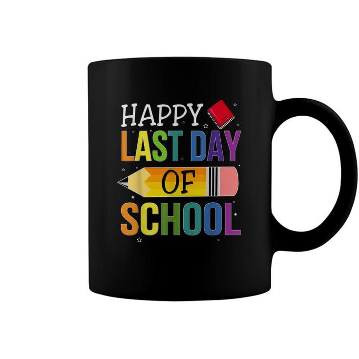 Happy Last Day Of School Teacher Kids Student Graduation  Coffee Mug