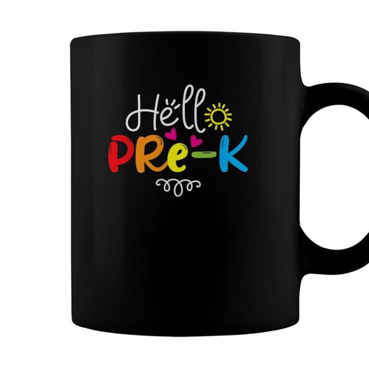 Hello Pre-K  Fun Back To School Teacher Student Gift Coffee Mug