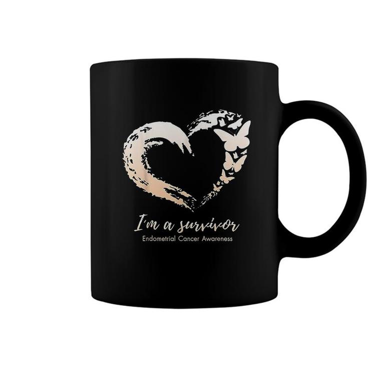 I Am Survivor Endometrial Cancer Awareness Coffee Mug