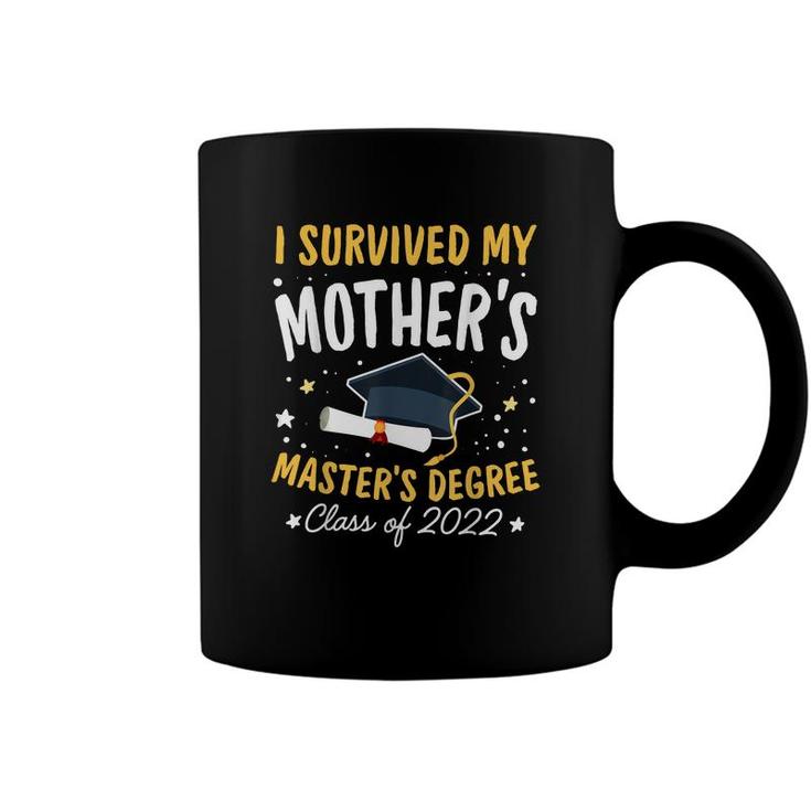 I Survived My Mothers Masters Degree Happy Senior 2022  Coffee Mug