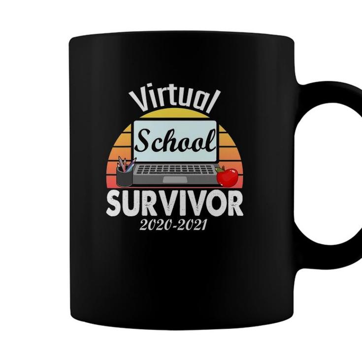 I Survived Virtual School 2021 Longest School Year Ever Coffee Mug