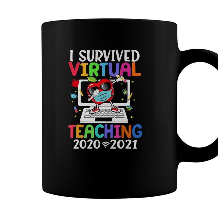 I Survived Virtual Teaching End Of Year Distance Teaching Te Coffee Mug
