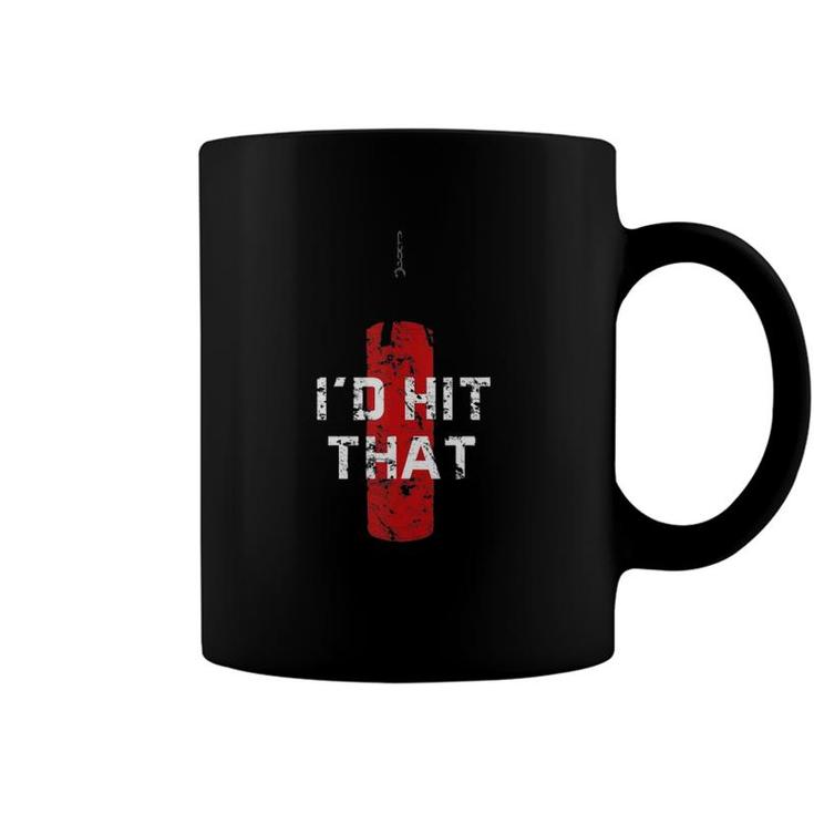 Id Hit That Funny Boxing Gift Idea For Men And Women  Coffee Mug