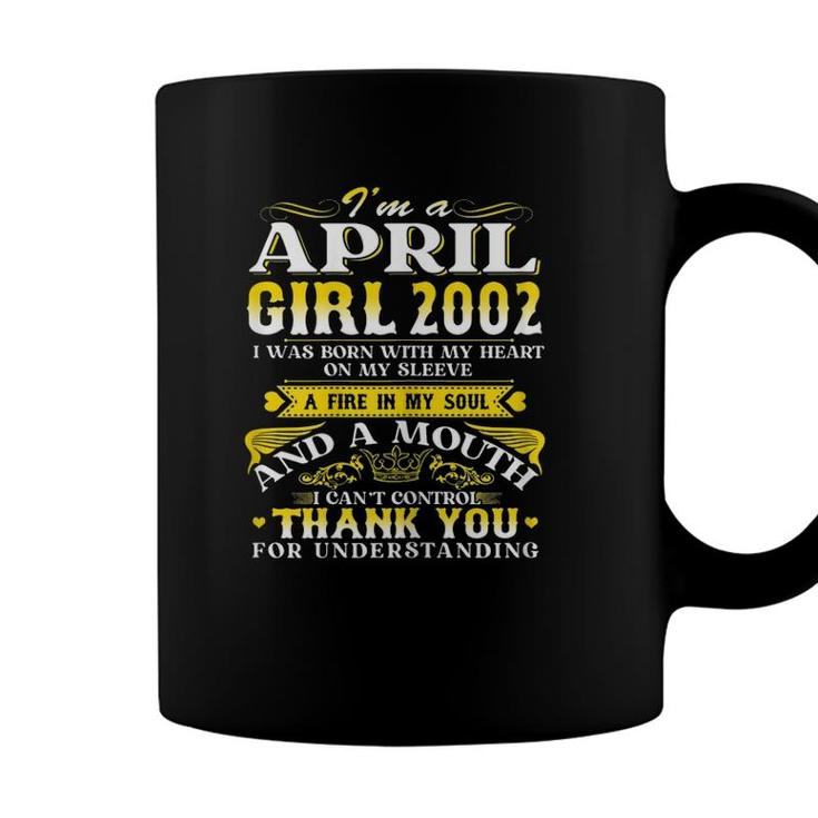 Im A April Girls 2002 19Th Birthday 19 Years Old Coffee Mug