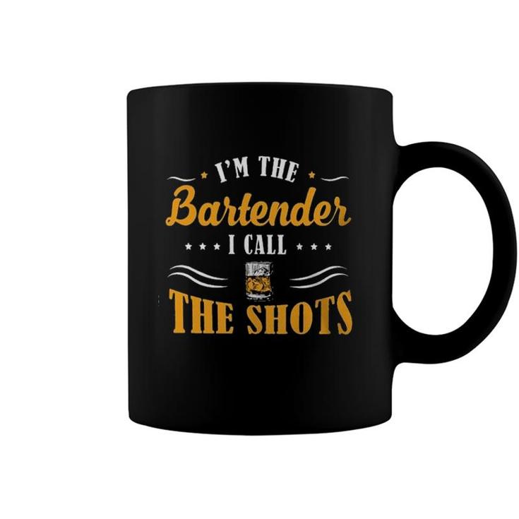 Im The Bartender I Call The Shots New Yellow 2022 Coffee Mug