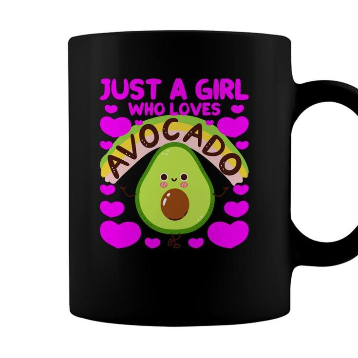 Just A Girl Who Loves Avocado Funny Coffee Mug