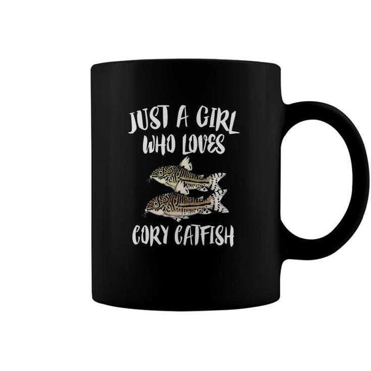 Just A Girl Who Loves Corydoras Catfish Fish Coffee Mug