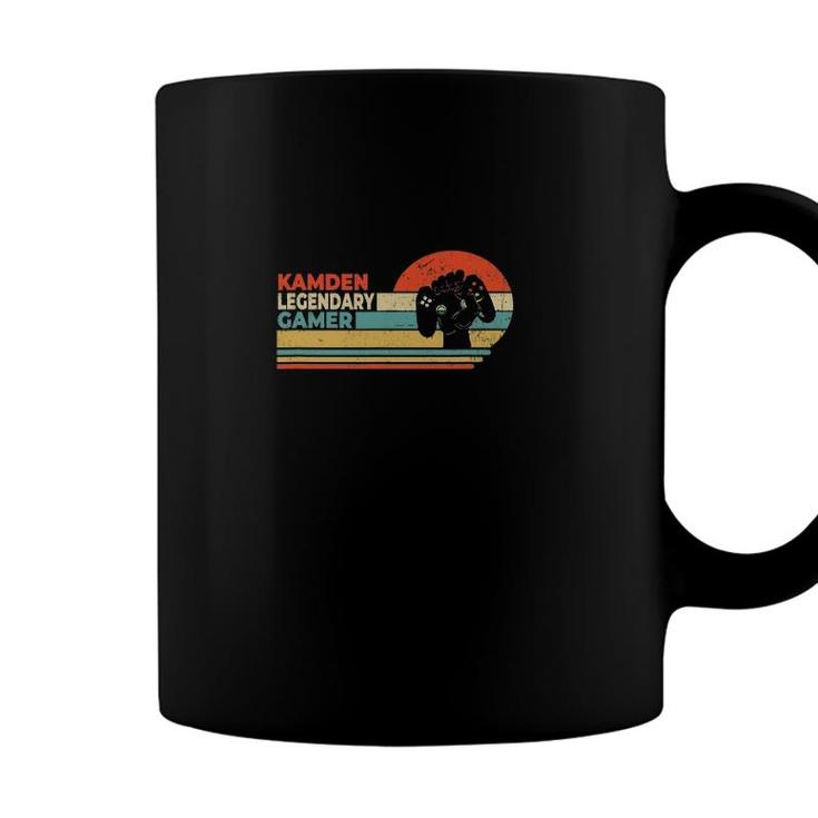 Kamden Legendary Gamer Personalized First Name Coffee Mug