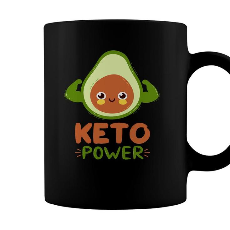 Keto Power Funny Avocado Is Too Weak Coffee Mug