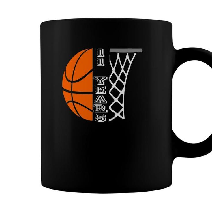 Kids Basketball Birthday For Boys 11 Years Old Gift Idea Coffee Mug