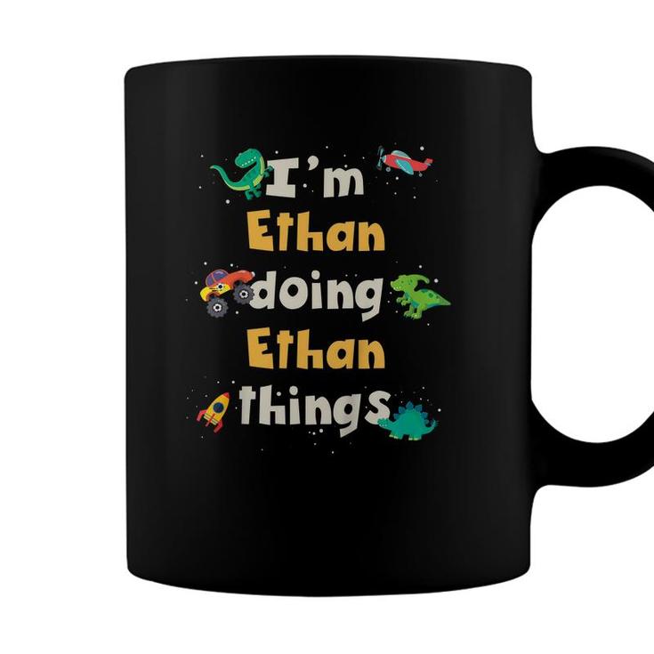 Kids Cool Ethan Personalized First Name Boys  Coffee Mug