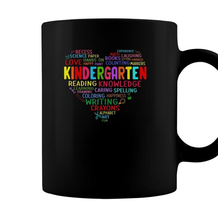 Kindergarten Team Heart Back To School Teacher Student Lover Coffee Mug