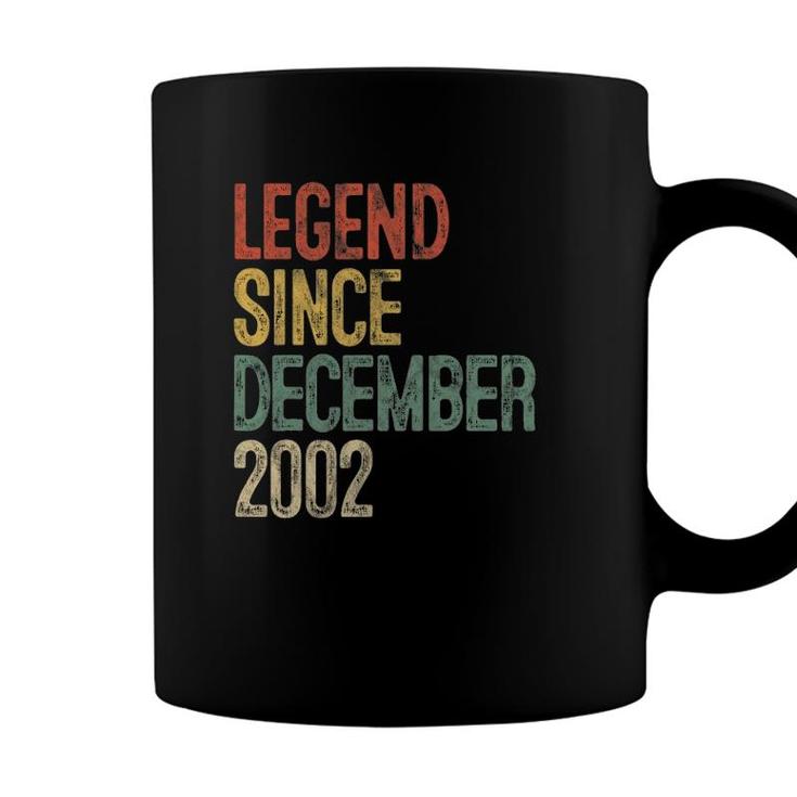 Legend Since December 2002 19Th Birthday Gifts 19 Years Old Coffee Mug