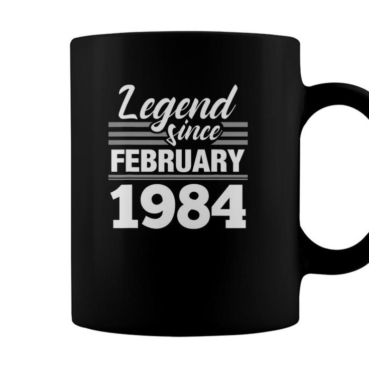 Legend Since February 1984 38Th Birthday 38 Years Old Coffee Mug