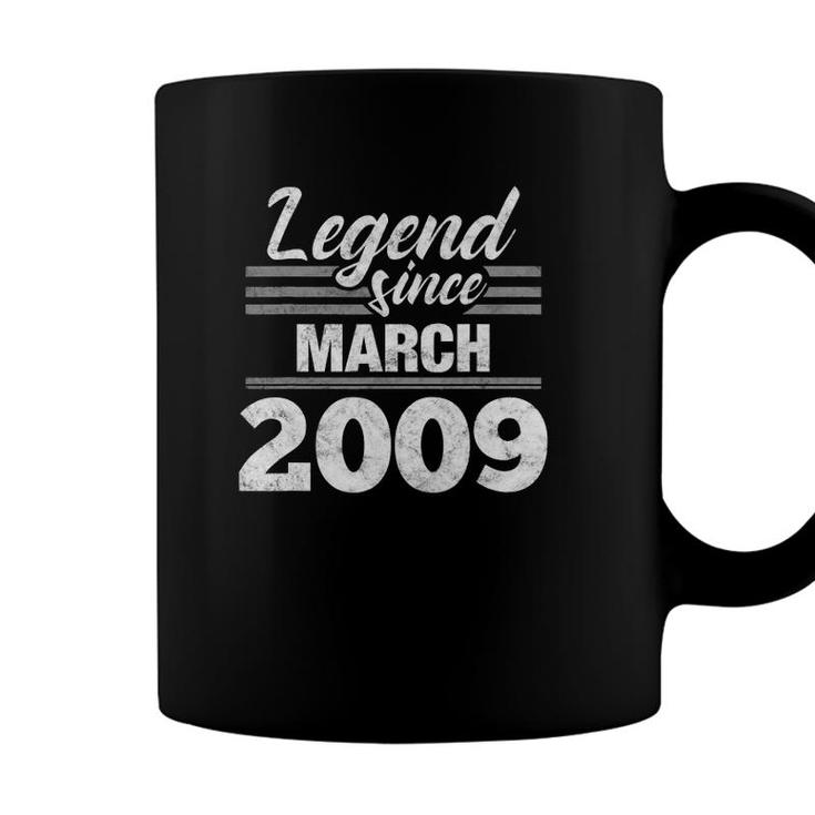 Legend Since March 2009 - 13Th Birthday 13 Years Old Coffee Mug