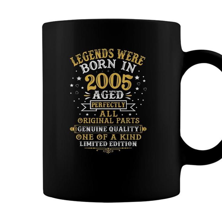 Legends Were Born In 2005 17 Years Old 17Th Birthday Gifts  Coffee Mug
