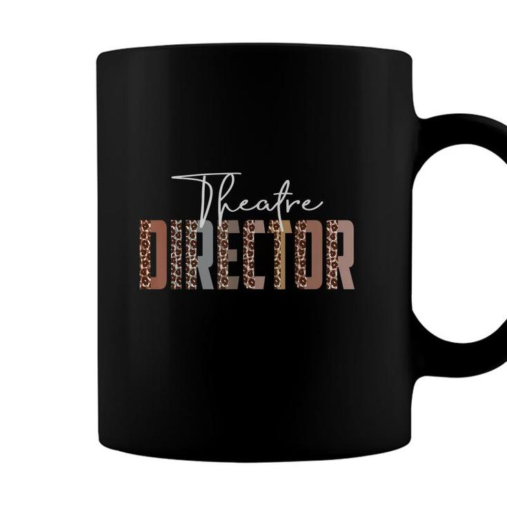 Leopard Theatre Director Funny Job Title School Worker  Coffee Mug