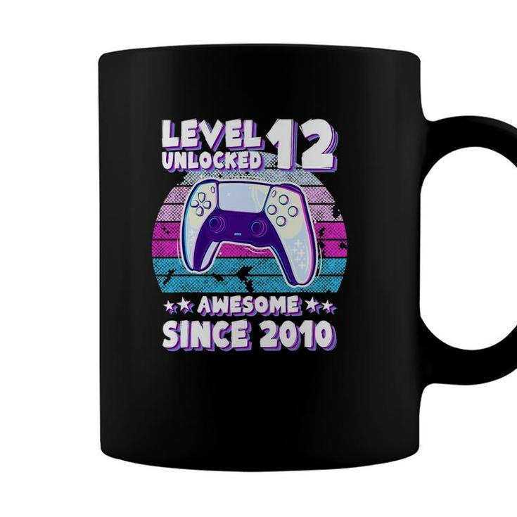 Level 12 Unlocked Bday Gamer Boy Girl 12 Years Old Birthday Coffee Mug