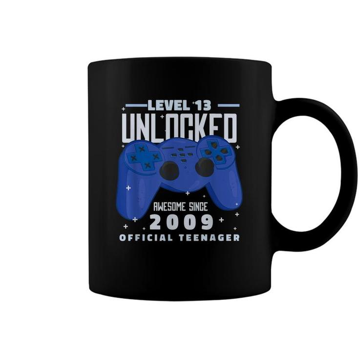 Level 13 Unlocked 2009 Gamer 13Th Official Nager Birthday Coffee Mug