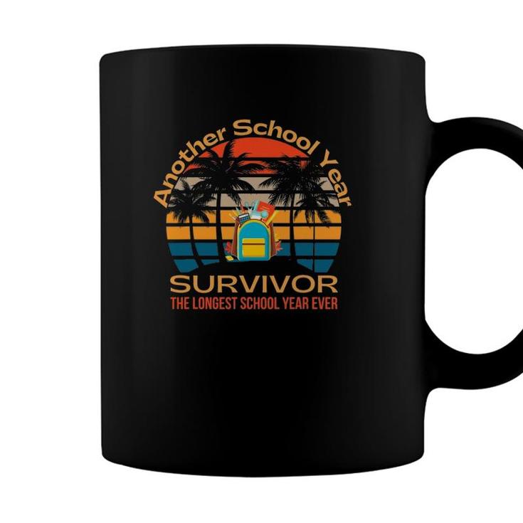 Longest School Year Ever Survivor Funny Student Teacher 2021 Ver2 Coffee Mug