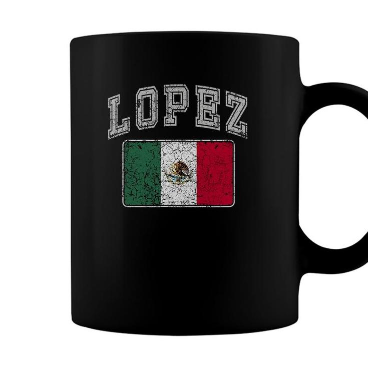 Lopez Family Last Name Pride Cinco De Mayo Top Coffee Mug