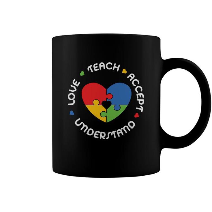 Love Teachers Acceptance Understanding And Great Students Coffee Mug
