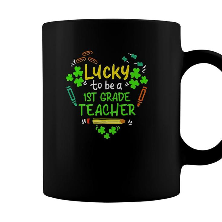 Lucky To Be A 1St Grade Teacher St Patricks Day Coffee Mug