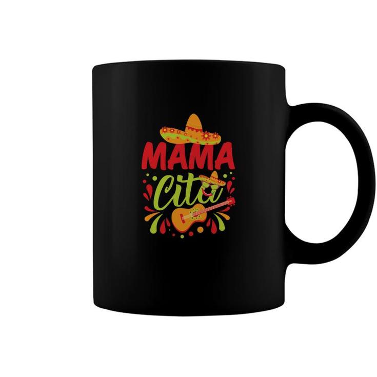 Mama Cita Hat Guitar Colorful Great Gift Coffee Mug