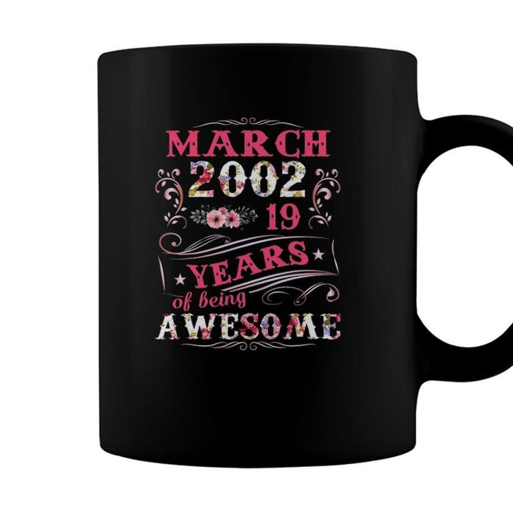 March 2002 19Th Birthday Gift 19 Years Old Coffee Mug
